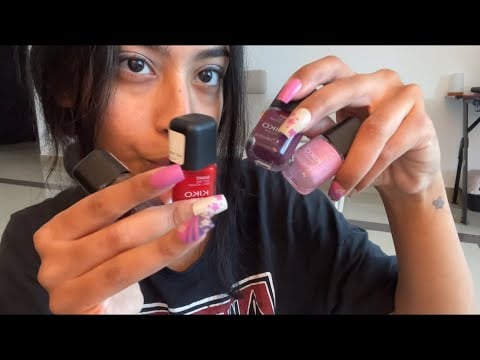 Quick ASMR Manicure 💅🫧 Fast and Tingly