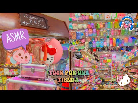 Tour por una tienda 🧸 | Cosméticos B&U | Susurros relajantes | Andrea ASMR 🦋