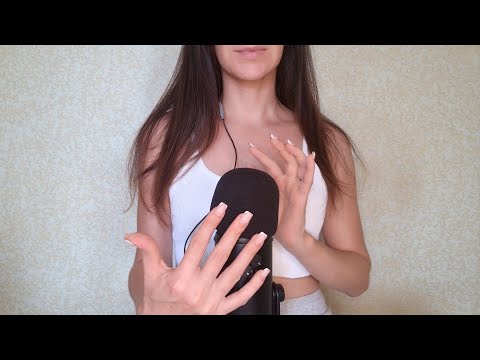 ASMR - FAST and AGGRESSIVE MIC COVER PUMPING, SWIRLING, Rubbing with ITA/ENG Soft Spoken 😍