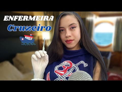 ASMR ROLEPLAY ENFERMEIRA TE MEDICANDO NO CRUZEIRO