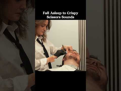 💈(ASMR) The Crispiest Scissors Sounds You'll Hear Today | Russian Lady Barber Olya