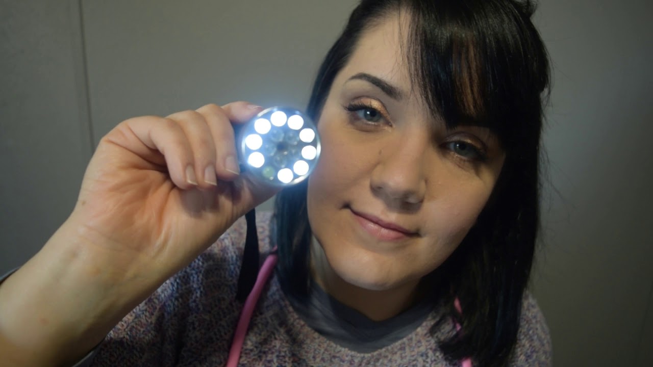 ASMR Realistic Nerve Testing Part 2 - Lights, Gloves, Soft Speaking