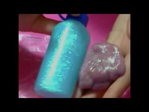 ASMR en español jugando con slime