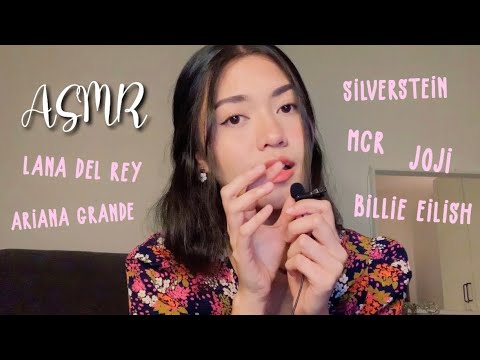 ASMR - Whispering song lyrics & face touching ♡ (Malaysia)