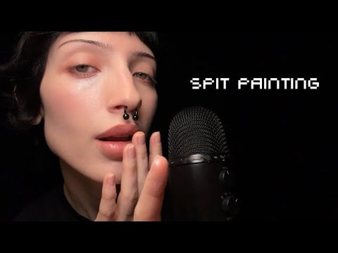 Classic Spit Painting ⟢ asmr [iN FRENCH]