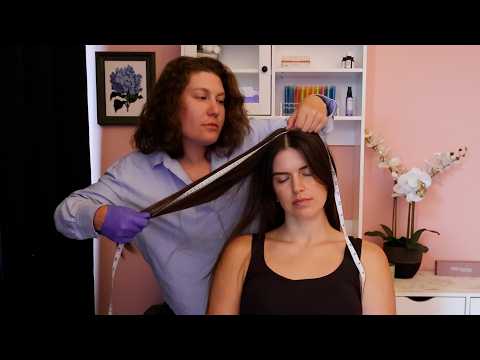 ASMR Hair Doctor Gives Her the Full Care Experience ft. @emvyASMR