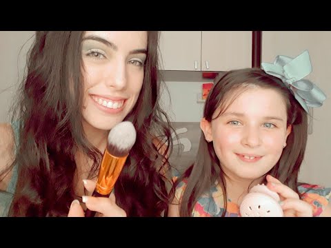 ASMR COM A MINHA PRIMA (SONS DE BOCA E TRIGGERS ALEATÓRIOS)