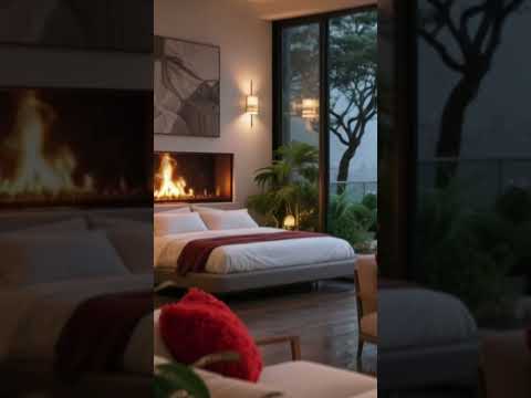 Cozy relaxing sounds of rain for sleeping #shorts