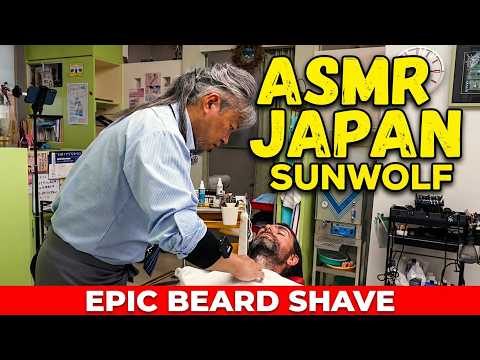 Japanese ASMR Barber vs. a German Beard