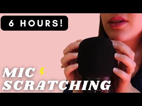 ASMR - 6 HOURS FAST AGGRESSIVE MIC SCRATCHING MASSAGE | 3,2,1... anticipatory tingles | Soft spoken