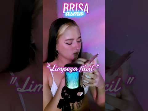 ASMR - posso limpar seu rosto?💜#asmr #shorts