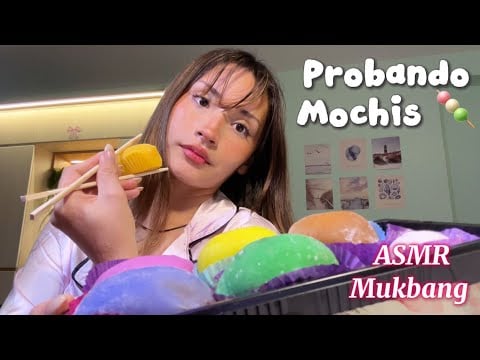 ASMR MUKBANG MOCHIS 🍡 PRIMERA VEZ PROBANDO MOCHIS de sabores 🤤 ASMR  MUKBANG COREANO 🇰🇷🥢