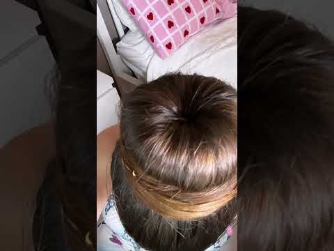 Do you like hair buns? #longhairasmr #asmr #hairasmr #longhair