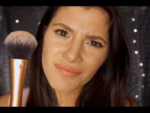 ASMR Kinda B*tchy Big Sis Does Your Makeup (Soft Spoken)