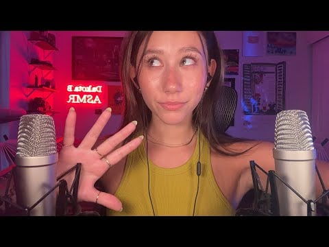 ASMR | Ear to Ear Mouth Sounds, Hand Movements, and Some Hand Sounds
