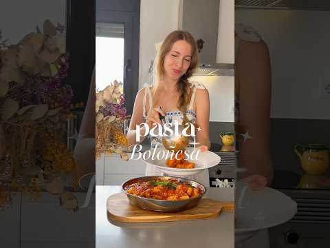 Mejor cocina algo rico… ¿PASTA BOLOÑESA? 🍝❤️ #asmrcooking