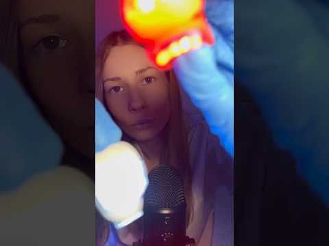 ASMR Look at the Red Light | Eye Check 👀 #eyedoctor #eyeexam