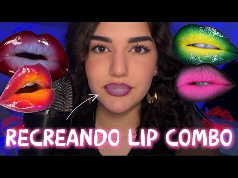 ASMR Recreando LIP COMBOs FANTASÍA 💄🧚‍♀️