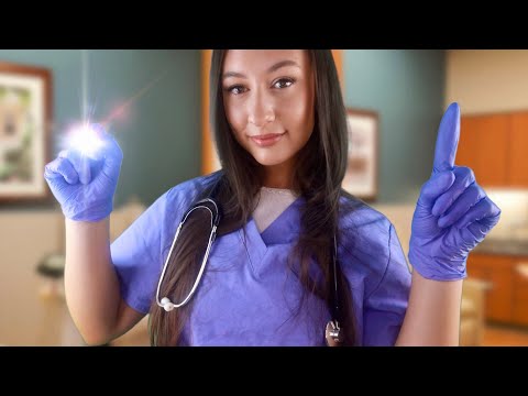 ASMR Full Body Medical Exam Doctor Roleplay ❤️  Whispers For Sleep