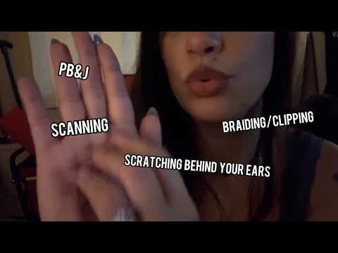 Fast & Aggressive Unplanned ASMR (scanning, scratching behind your ears + more)