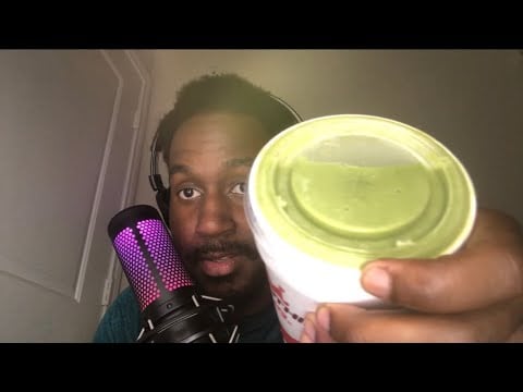 ASMR SMOOTHIE KING PINEAPPLE SPINACH Review