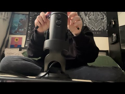 ASMR || Brushing The Mic With Different Items (With & Without Cover)