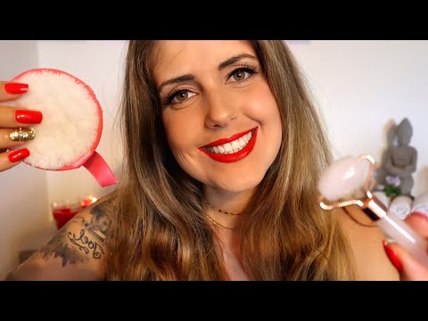 ASMR deutsch | Tingly Spa Roleplay (Face Exam & Treatment & Massage) personal attention RP german