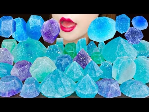 【ASMR】【咀嚼音 】琥珀糖💎✨KOHAKUTO MUKBANG 먹방 食べる音 EATING SOUNDS NO TALKING