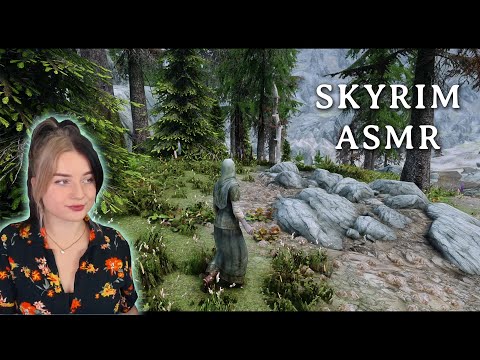 ASMR | A Calm & Chilly Morning Forest Walk in Skyrim 🌲 Ambience, Music, Soft Spoken