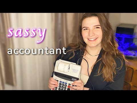 ASMR Tapping - Sassy accountant
