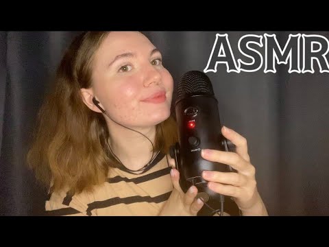 АСМР близкий шепот с ушка на ушко на новый микрофон Blue yeti