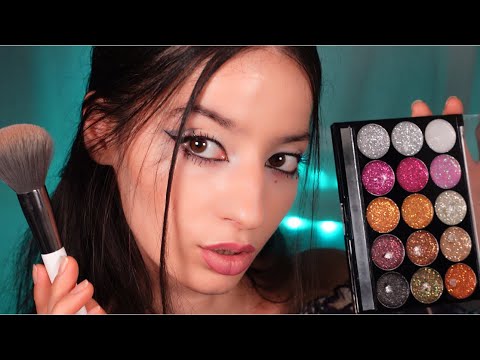 Your makeup artist transforms you🍬 ASMR ROLEPLAY #asmr #asmrvideo #asmrsounds #asmrmakeup