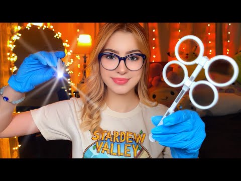 ASMR Running Medical Exams for You 😴 Light Triggers & Hearing Exam for Sleep ✿