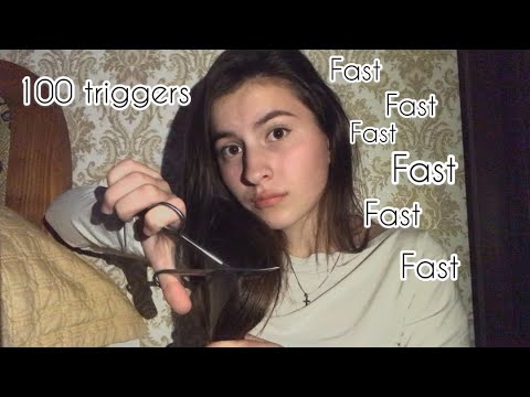 Asmr 100 triggers in 1:27/Асмр 100 триггеров за 1:27