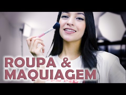 [ASMR] Te Arrumando p/ Sessão de Fotos: Maquiagem, Cabelo, Roupa (SheIn & NMNL Unboxing)