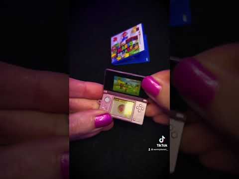 ASMR Miniature Nintendo DS #shorts #asmr