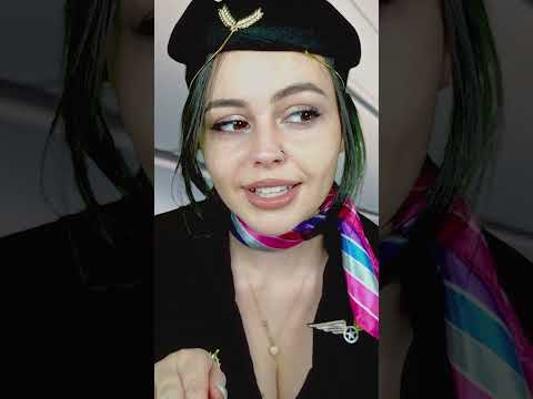 First Class Flight Attendant ASMR Roleplay #tingles #asmrroleplay #personalattention