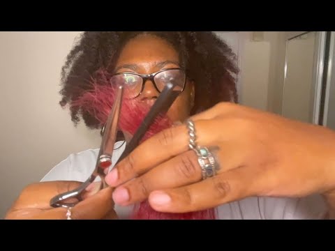 Asmr | Up Close and Personal Hair Cut ✂️