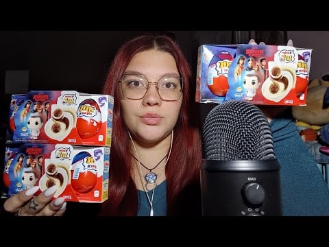 APRIAMO INSIEME i KINDER JOY di STRANGER THINGS 😴💜 | ASMR ITA