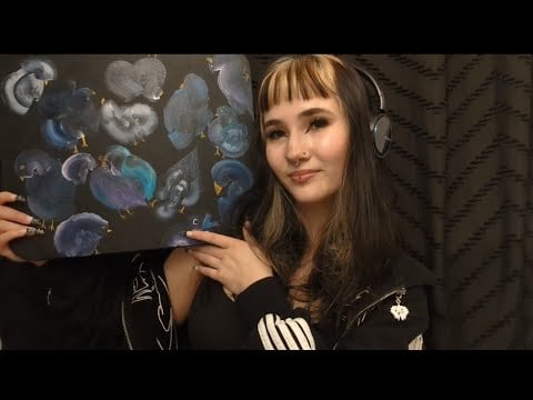 ASMR🖤 Showing My Art Print Collection | Tapping and Rambling 