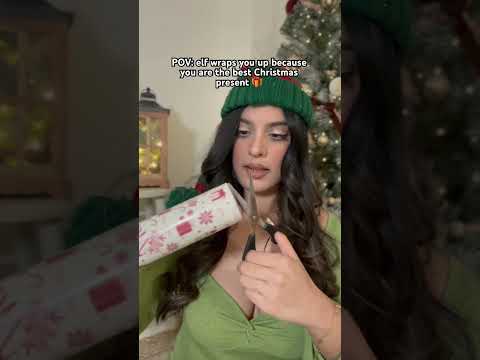 Tag someone you think is a Christmas present 🎁 #asmr #inaudible #asmrroleplay #asmrelf
