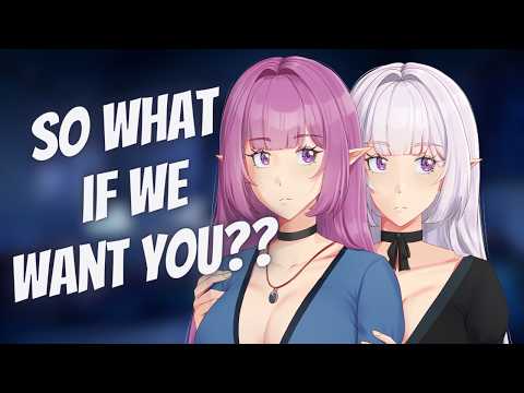Elf sisters break into your room and demand cuddles [F4A] [ASMR][Hairplay][Yandere][Doting]