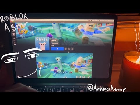 Playing Roblox ASMR!!! (Panik)