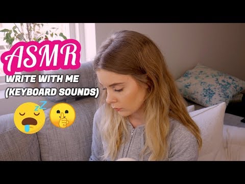 ASMR Soothing Keyboard Typing (Write With Me!) - Whispered 💤