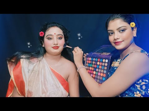 ASMR | Doing My Friend Indian Sabaki Makeup | 😍✨