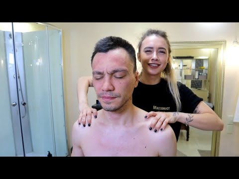 She is strong | ASMR sports massage by Anna