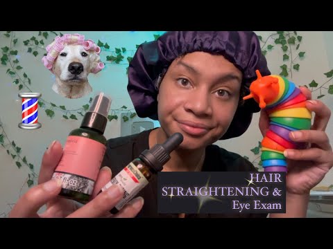 ASMR | Eye Check after Hair Straightening (Lynsee)