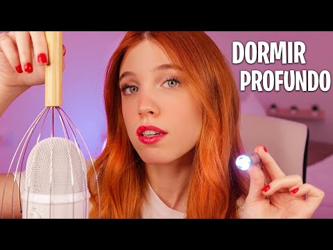 ASMR TE AYUDO A DORMIR PROFUNDO con sonidos relajantes 💆🏼‍♀️✨