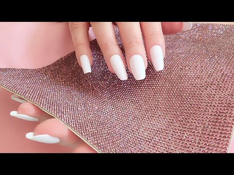 ASMR Aggressive Rhinestone Scratching-No Talking