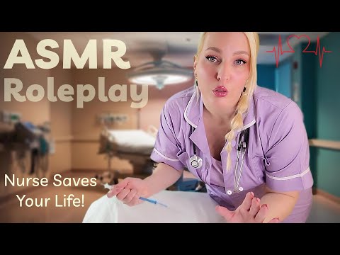 ASMR Nurse Saves Your Life | Doctor Exam Roleplay with Heartbeats & Relaxing Hospital Sounds #POV